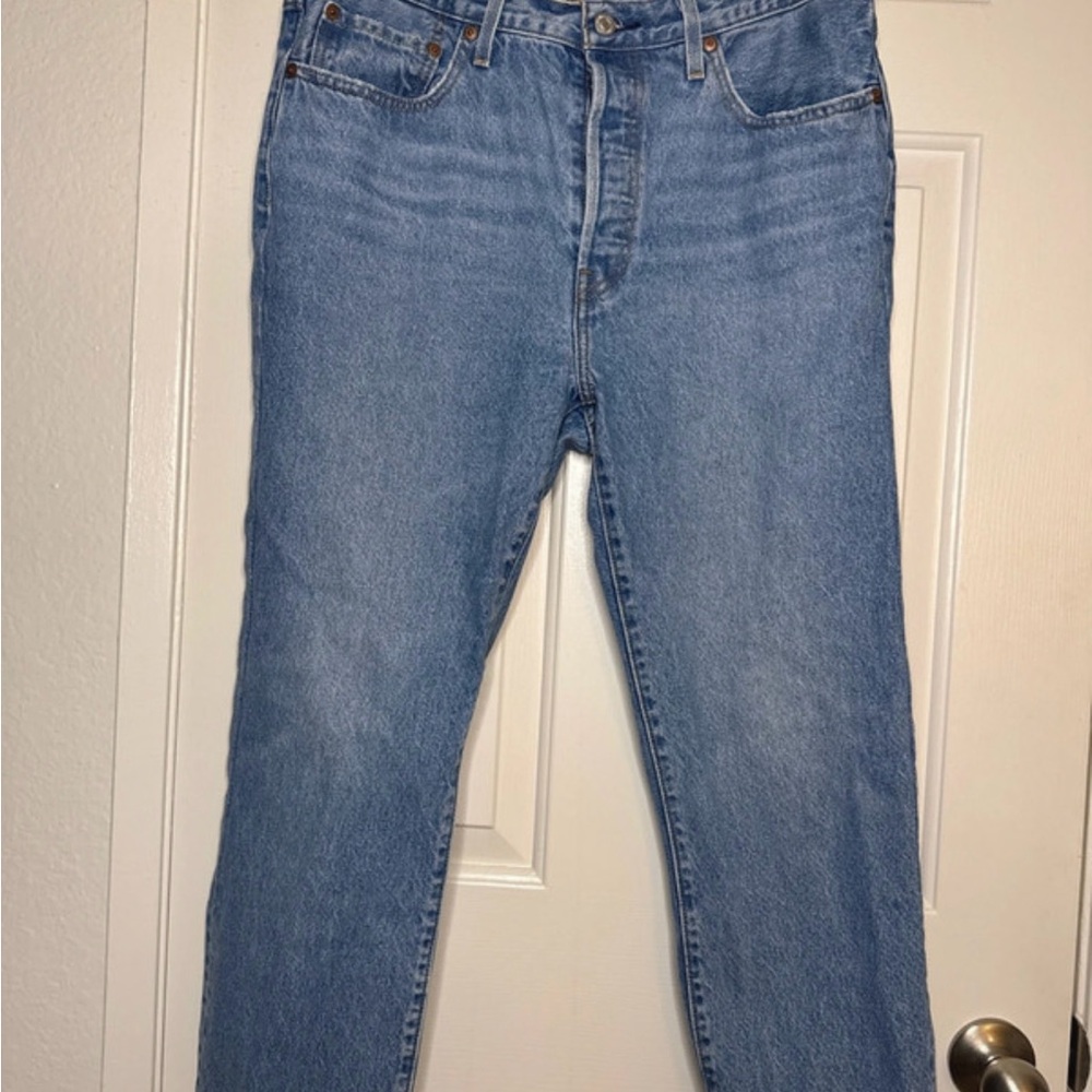 Levi's Blue Ankle & Cropped Jeans